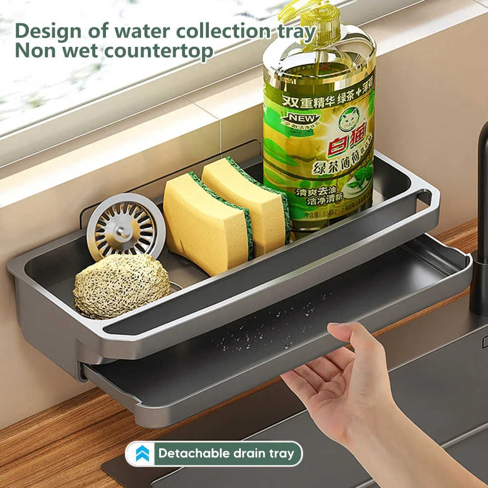 Tech Accessories Organizer - Organizador de fregadero de cocina, escurridor,
