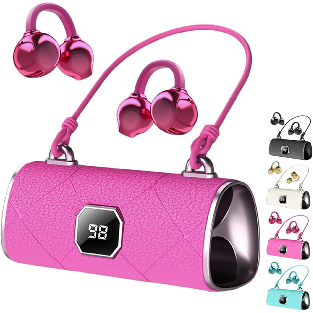 Power Bank Wireless - Auriculares inalámbricos Bluetooth de oído abierto