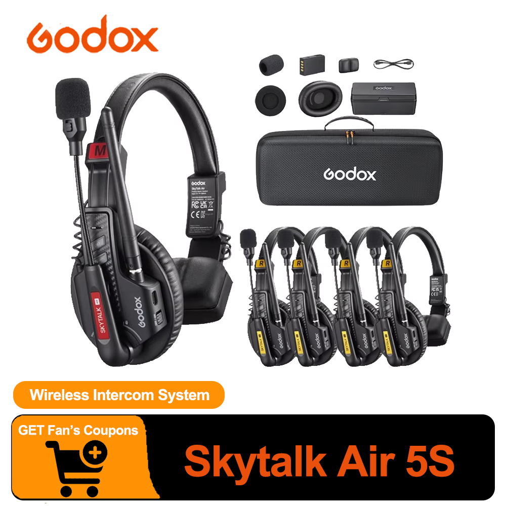 Power Bank Wireless - Sistema de Intercomunicación Inalámbrico Full-Duplex GODOX