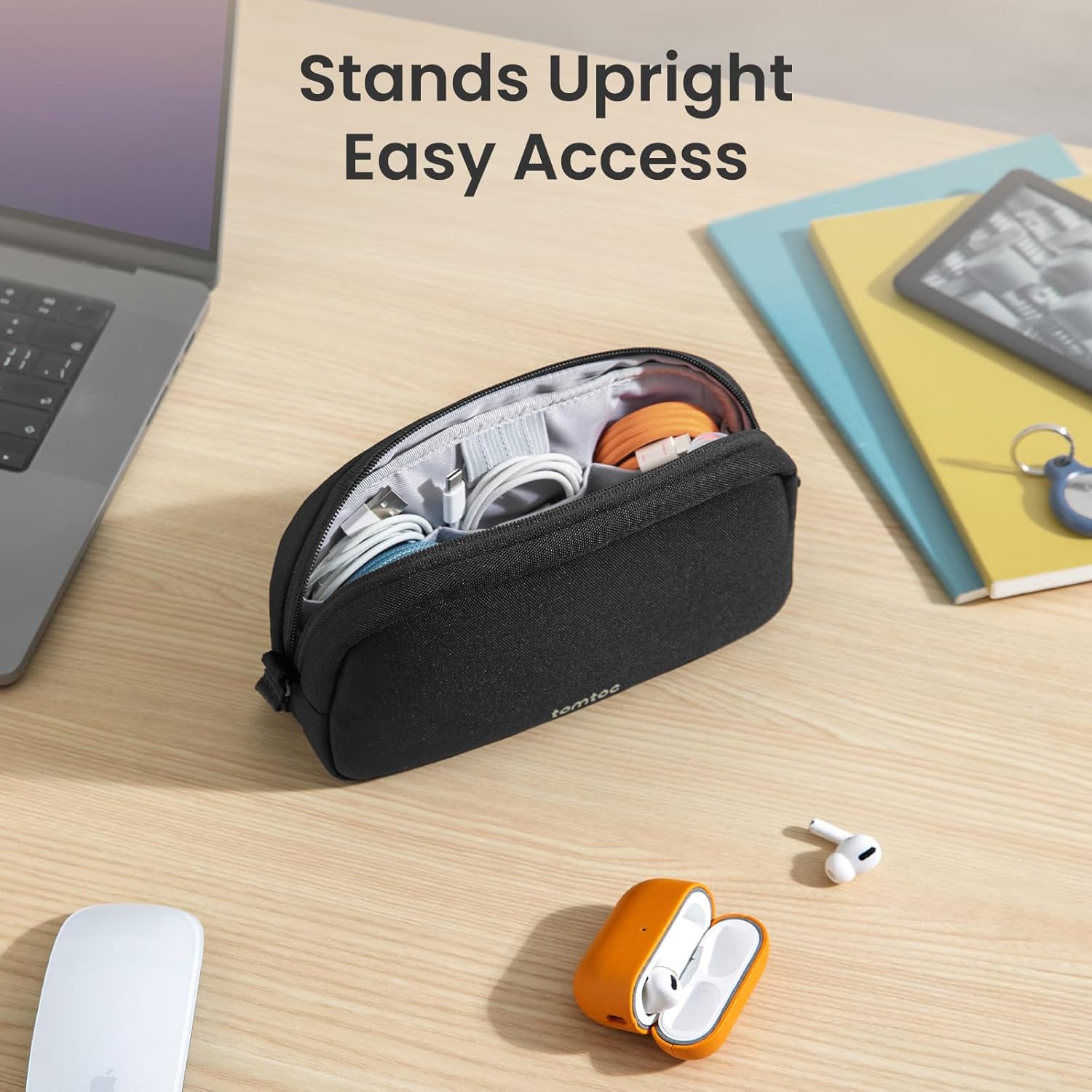 Tech Accessories Travel Bag - Estuche Organizador de Electrónicos para Viaje,