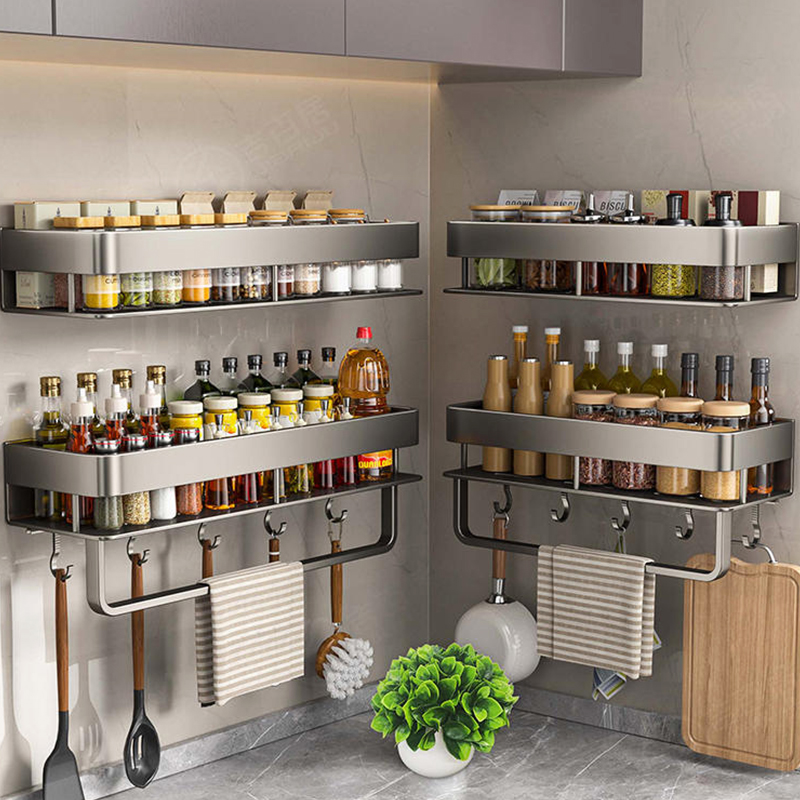 Tech Accessories Organizer - Estante de Cocina de Aluminio, Estante