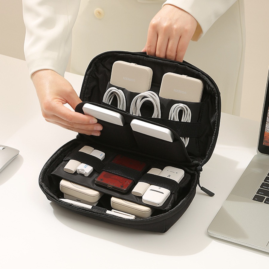 Tech Accessories Travel Bag - Organizador de Cables Portátil para Viajes,