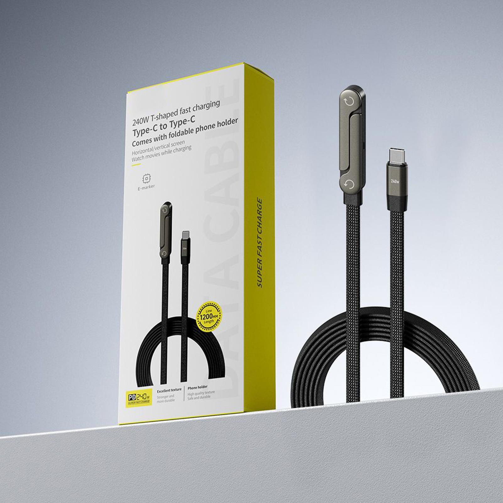 Tech Accessories For Home Office - Cable Cargador Invisible 2 en 1,