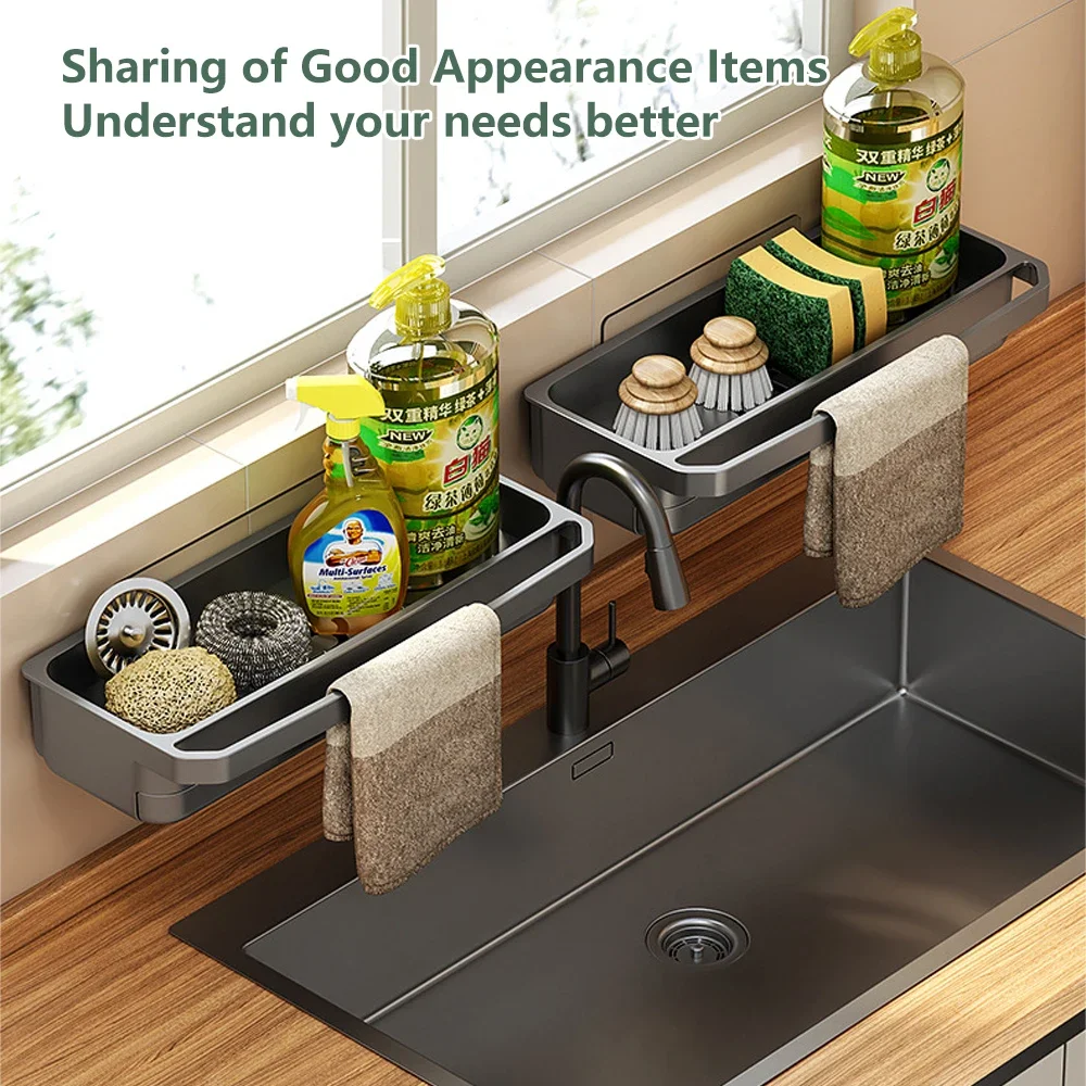 Organizador de fregadero de co - Tech Accessories Organizer reseña y precio