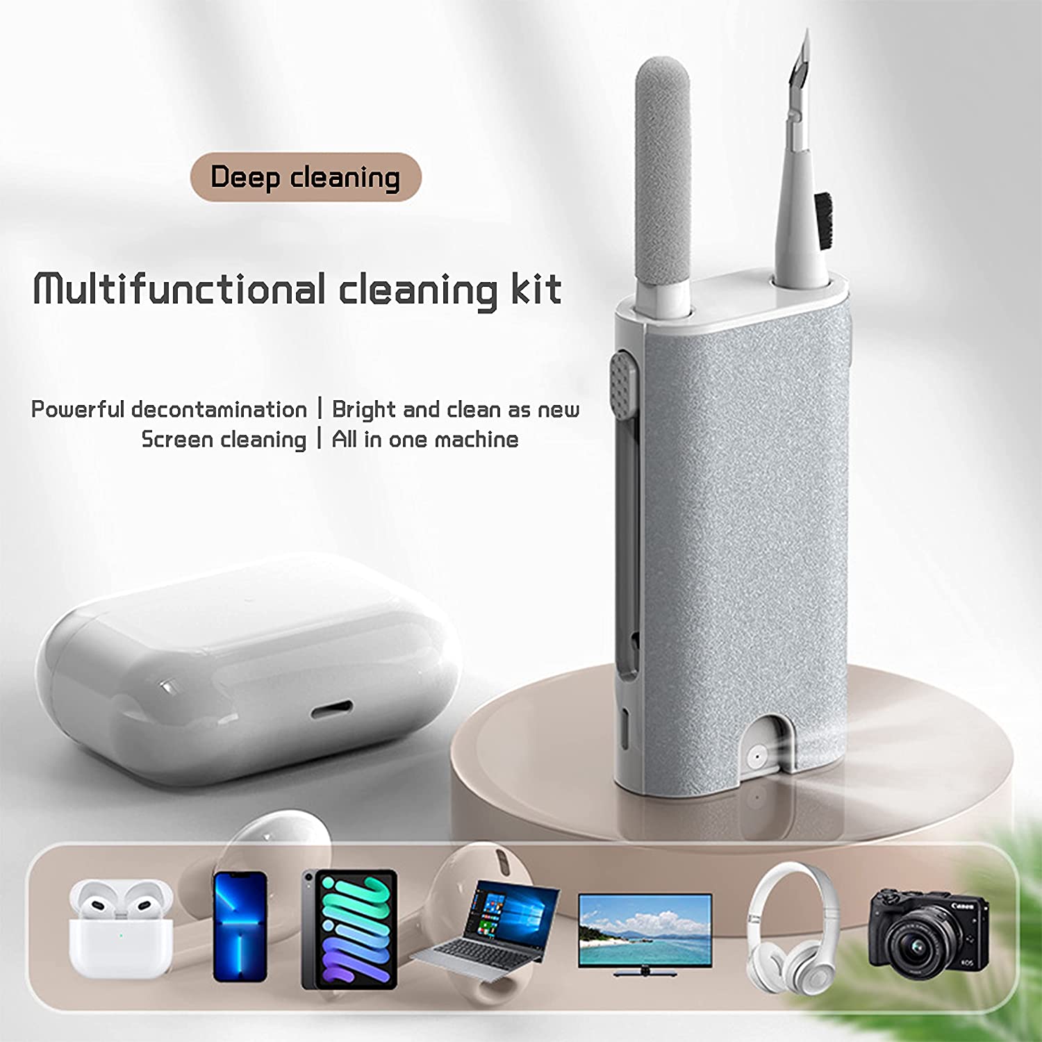 Kit de cepillo limpiador de au - Power Bank Wireless reseña y precio
