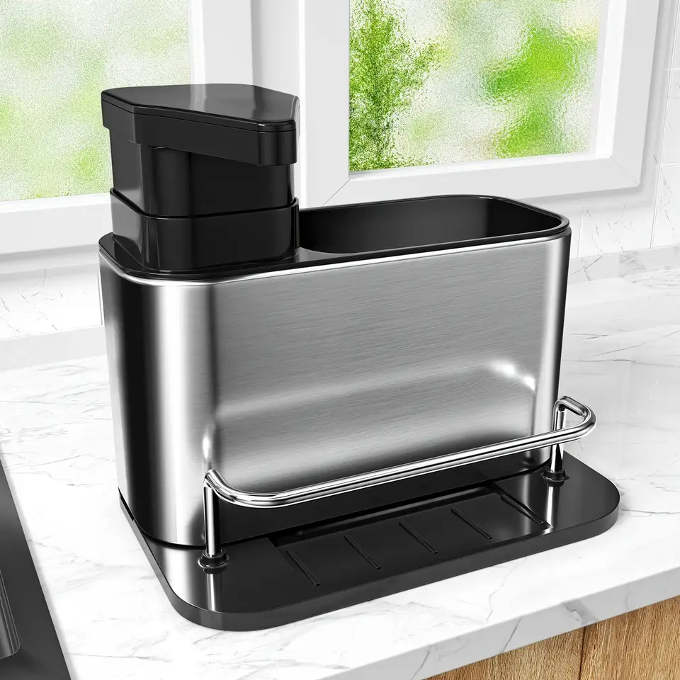 Dispensador de jabón multifunc - Tech Accessories Organizer reseña y precio