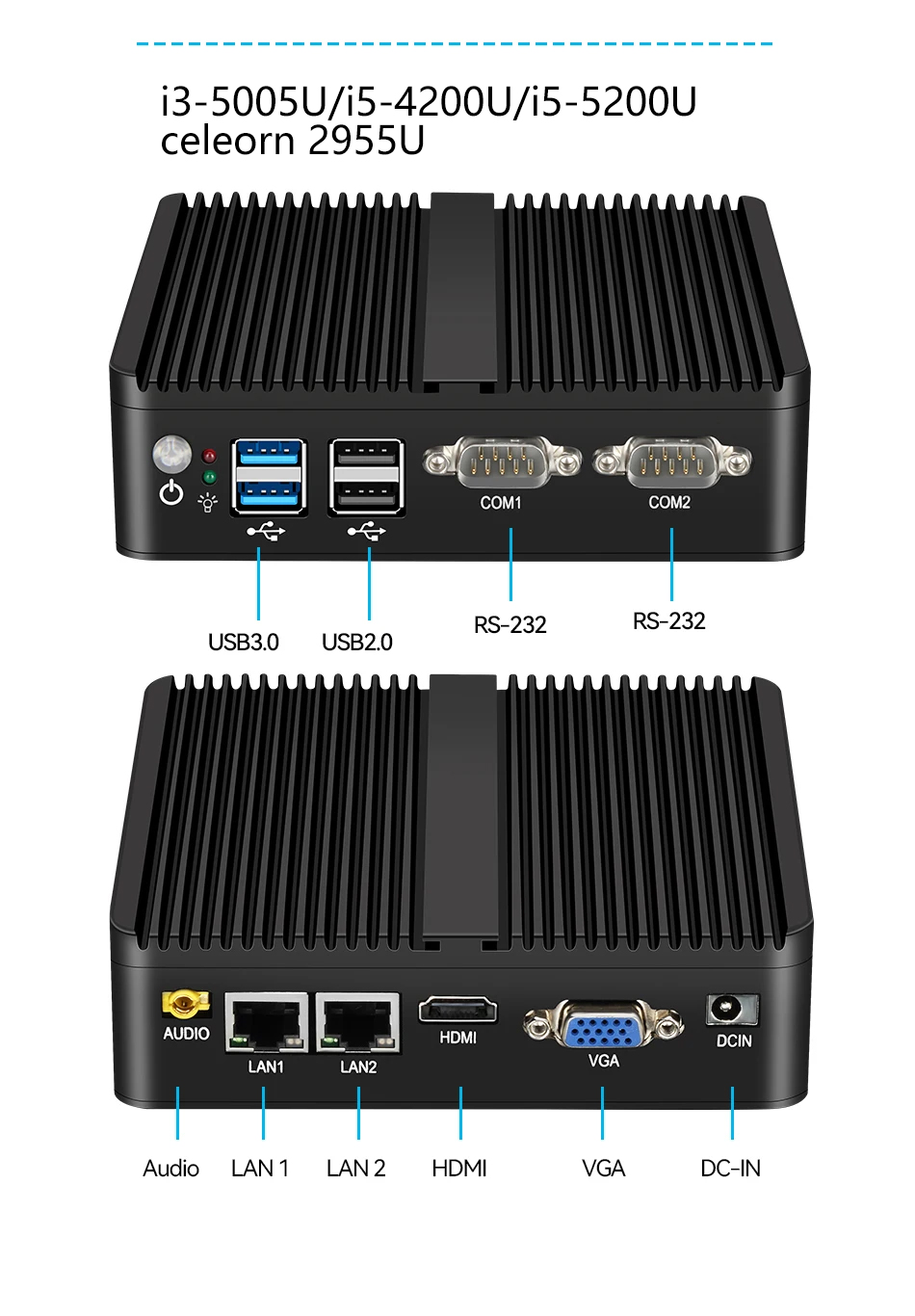 XCY Mini PC Intel Celeron J641 - Intel Cpu Core I5 reseña y precio