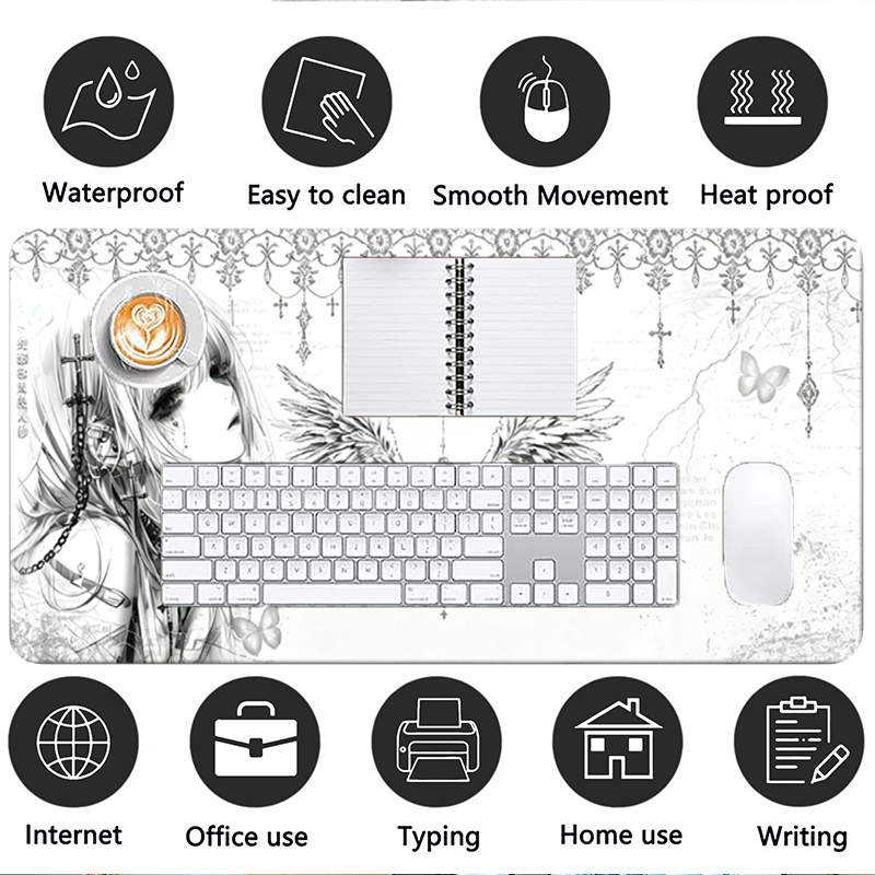 Alfombrilla de ratón de cuero, - Tech Accessories For Desk reseña y precio